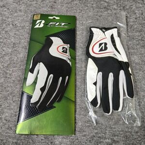 Bridgestone FIT Golf Glove Mens S/M White Black EZ FIT Technology Regular Left